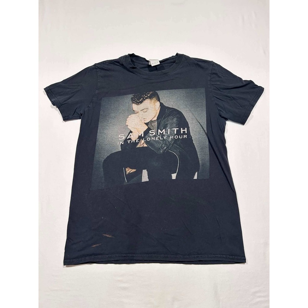 Sam Smith In The Lonely Hour 2015 North American Tour T-Shirt Black Medium